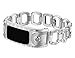 For Garmin Vivofit Band,Replacement Accessory Metal Band With Rhinestone Women for Garmin Vivofit and Garmin Vivofit 2,NOT for Garmin Vivofit 3/4/JR/HR (No Tracker)