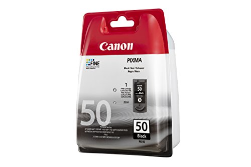 PG50 (PG-50) High-Yield Ink, 300 Page-Yield, Black