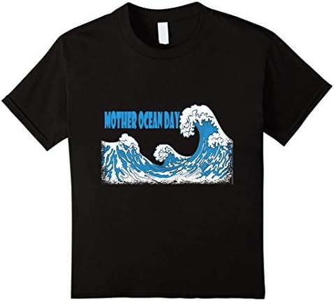 Kids Mother Ocean Day T-Shirt 4 Black