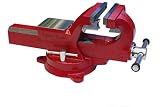Yost Vises ADI-5, 5 Inch 130,000 PSI Austempered Ductile Iron Bench Vise with 360-Degree Swivel Base superseding Yost FSV-5
