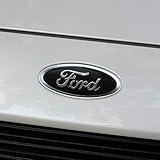 BocaDecals Ford Fusion Logo Emblem Insert Decals (2013-2020 Ford Fusion ONLY, Glossy Black)