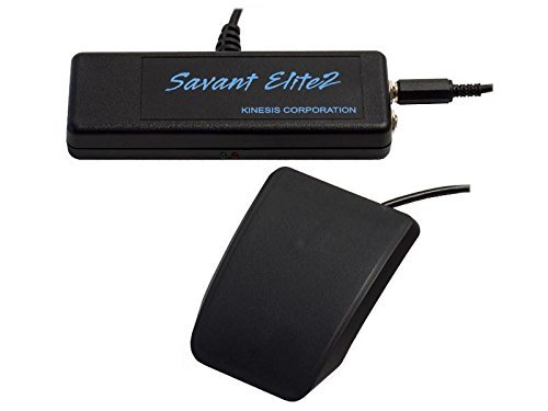 Kinesis Savant Elite2 Programmable USB Foot Switch (2 Port Control Module and Single Pedal)