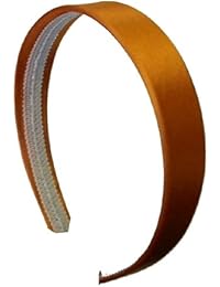 Orange 1 Inch Satin Hard Headband