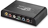 Cingk 1080P HDMI To Component Video (YPbPr) Scaler Converter Adapter with Coaxial Audio Output and R / L Audio Support Windows 10, Black
