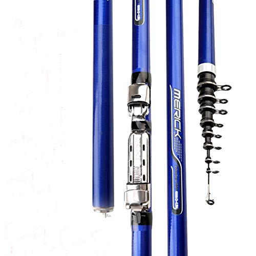 Jmmyq Carbon-Faser-3.6M 4.5M 5.4M 6.3M Spinning Angelruten-M Power Teleskop Felsen Angelrute Carp Feederrute Surf… – Bild 4