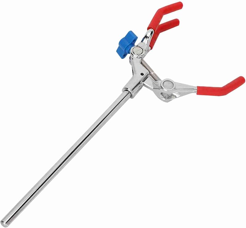 Hztyyier Three-Jaw Rotating Clamp Universal Clip for Lab School Physics Teaching