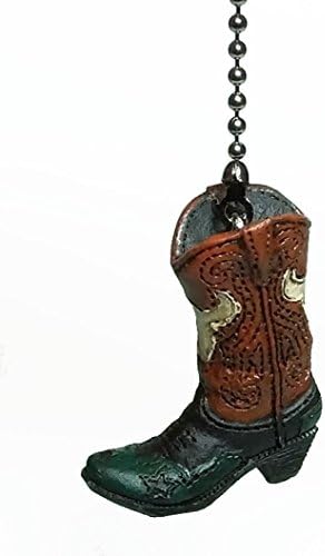 Cowboy Boot Ceiling Fan Pulls by Wooden Androyd Studio (Cow Skull)