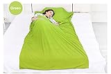 Luxanna Sleeping Bag Liner，Lightweight Camping Sleeping Sack and Travel Sheet with Pillowcase Liner，for Travel, Business Trip, Youth Hostels, Picnic, Planes and Trains
