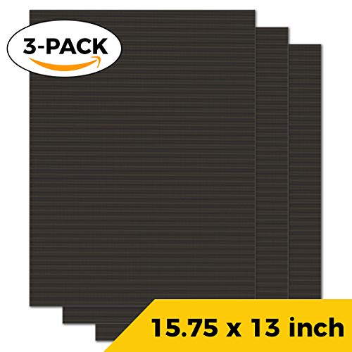 HONEYBULL BBQ Grill Mat [3 Pack] Non-Stick, Reusable, Easy to Clean (15.75 x 13) - Thumbnail 5