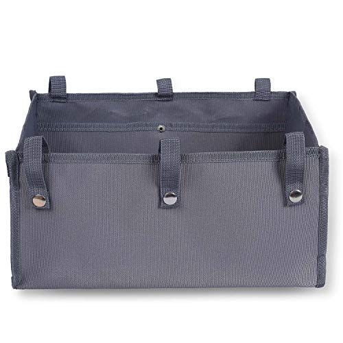 AROUY Large Walker Bag Under Seat for Four Wheel Rollator, Rollator Bag Tote Organizer Pouch Storage to Walkers for Senoirs, Walker Accessories (Grey, L)