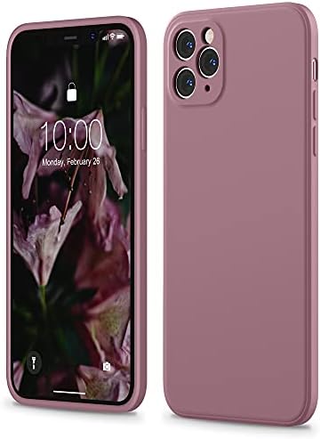 SURPHY Square Silicone Case Compatible with iPhone 11 Pro Max Case 6.5 inches, Square Edges Liquid Silicone Phone Case (Individual Protection for Each Lens) for iPhone 11 Pro Max (Lilac Purple) SURPHY Square Silicone Case Compatible with iPhone 11 Pro Max Case 6.5 inches, Square Edges Liquid Silicone Phone Case (Individual Protection for Each Lens) for iPhone 11 Pro Max (Lilac Purple)