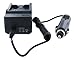 Nikon Coolpix S9100 Digital Camera Battery Charger - TechFuel AC & DC Compatible Travel Battery Charger