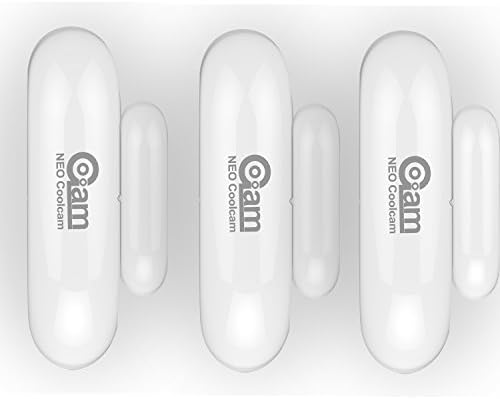 Coolcam Worlds Smallest Discreet Compact Z-Wave Plus Easy Install, Battery Operated, Door/Window Sensor NAS-DS01Z3PK