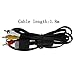 Storite 1.8M RCA TV 3 RCA Adapter Cable AV Cable Audio Video Cable for Sony Playstation 1, Playstation 2 and Playstation 3 (PS2-PS3) Multimedia