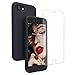 JASBON iPhone SE Case 2020, iPhone 8 Case, iPhone 7 Silicone Case Rubber Gel Shockproof Cover Drop Protection with Soft Microfiber Liner for iPhone 7/8/SE 2020 4.7 inch - Black