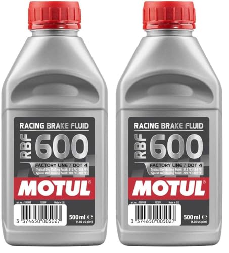 RBF 600 Racing Brake Fluid, 0,5 Liter (Packung mit 2)