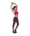 Lookatool Women's High Waist Fitness Yoga Sport Pants (S, Hot Pink)