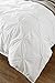 Precious Star Linen Decorative Pinch Pleated Pintuck Duvet Cover Set Oversized King 120x98 Inch with Zipper & Corner Ties, 800-TC 100% Cotton Soft & Cozy 1-Piece Duvet Cover, White