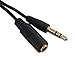 3.5mm Male to Female M/F Plug Jack Stereo Headphone Audio Coiled Extension Cable 3.5mm Male to Female Cable (1PCS)