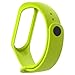 5 Pcs Xiaomi Mi Band 4 Strap Bracelet Replacement Silicone Strap for Xiaomi Mi 3/4 Band Smart Watch Wristband Waterproof Wearable Breathable (Color 2)