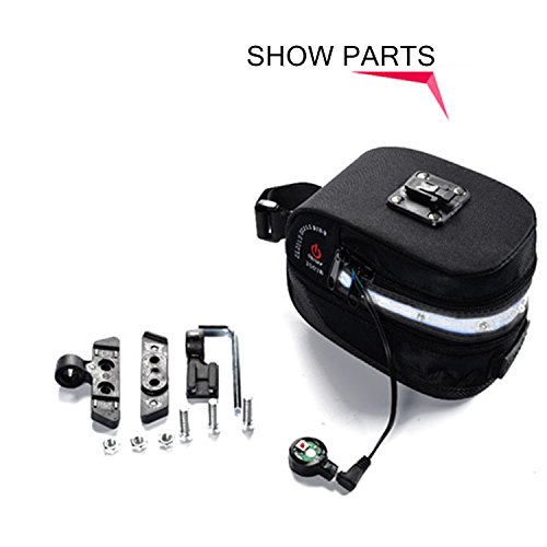 image for 3 Modes LED Bike Saddle Bag/Bike Seat Bag/Seat Packs,ViMall Super Cool