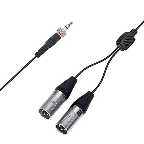 Comica cvm-ds-xlr 3.5mm trs to dual xlr stereo audio ou…