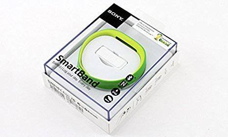 GENUINE Sony SmartBand SWR10 Lifelog Bluetooth Body Tracker NFC for Android 4.4 GREEN- (2014 FIFA World Cup Brazil Edition)