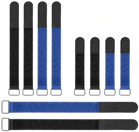 Foonii 50 Stucke Schnalle Klettkabelbinder Kabelklett Nylon Wiederverwendbare Klettband Klettverschluss Fur Den Vielseitigen Einsatz Im Kabelmanagement 2 Verschiedene Grossen Schwarz Blau Amazon De Baumarkt