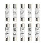 Fielect 10Pcs Ceramic Cartridge Fuses 1A 500V