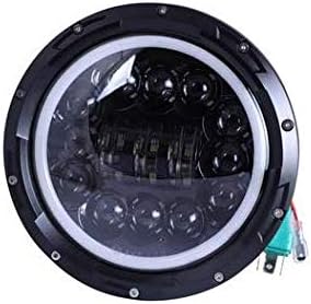 Autonity Raceby 7 Inch 15 LED with Ring Headlight (Black)