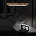 Mpow Digital Alarm Clock with Night Light, Full Range Brightness Dimmer, Clear White Digit Display, LED Digital Clock for Bedrooms, Noiseless Touching Button, Simple Operation, 12/24H, Snooze