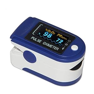 1Medische Pulsoximeter Zuurstofgehalte in Het Bloed Heart Rate Pulse Rate Monitor Met Draagkoord (CMS50D)
