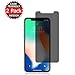 [2 Packs] iPhone Xs/X Privacy Screen Protector Eastoan iPhone Xs/X Anti Spy Tempered Glass Screen Protector [3D Touch] [9H Hardness] Compatible with iPhone Xs/X Privacy [5.8 Inch]