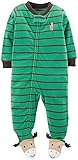 Carter's Little Boys' Striped Art Footie (Toddler/Kid) - Moose
