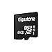Gigastone 64GB Micro SD Card, 4K UHD Video, Surveillance Security Cam Action Camera Drone Professional, 90MB/s Micro SDXC UHS-I A1 Class 10