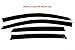 AirSleek Windows Rain Guards Side Window Deflectors for Honda CR-V CRV 2012-2016 Outside Tape Mount Original
