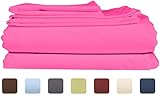 Full Size Sheet Set - 6 Piece Set - Hotel Luxury Bed Sheets - Extra Soft - Deep Pockets - Easy Fit - Breathable & Cooling Sheets - Wrinkle Free - Comphy - Pink Bed Sheets - Fulls Sheets - 6 PC