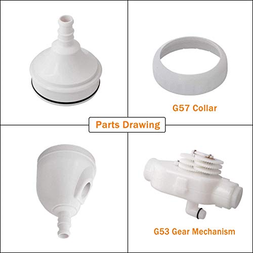 G52 Backup Valve Replacement Kit for Compatible with Polaris