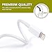 iPhone Charger Cablex Lightning Cable 8 Pin iPhone Charging Cable Cord 3FT 3FT 3FT 6FT 10FT Compatible with iPhone X 8 8Plus 7 7Plus 6s 6sPlus 6 6Plus SE 5 5s 5c iPad iPod & More (white, 5pack)