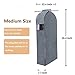 Didadi Moisture, Mildew, Dust Resistant Cloth Care Hanging Bag. Transparent Garment Clothing Organizer in Wardrobe. Storage Dust Protector Cover with Zipper [Medium] Size