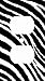 Wavy Zebra Skin Stripe Print Outlet Cover primary