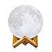 LOGROTATE Moon Lamp, 3D Print LED 16 Colors RGB Moon Light, Decorative Lights Night Light with Remote&Touch Control and Adjustable Brightness&USB Recharge (5.9 inch) primary