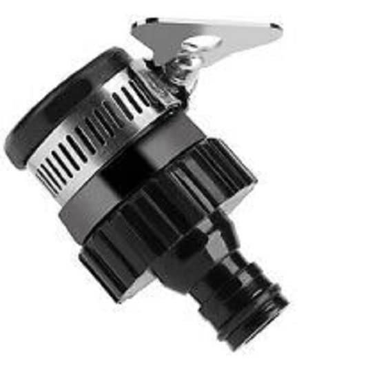UKDeals Direct UKDD® Round Tap Connector Indoor outdoor Garden Hose CLIPE Adaptor 14 mm & a Maximum Diameter of 18