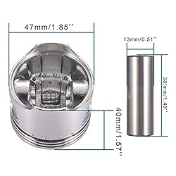 GOOFIT 47mm 4 Stroke Piston Ring Kit for 70cc