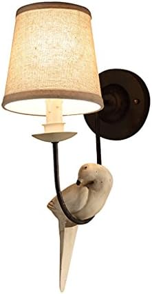 Single Head Bird Wall Lamp Living Room Wall Decoration Wall Lamp Retro Bedroom Bedside Lamp Staircase Channel Lights Fashion Home Decorations
