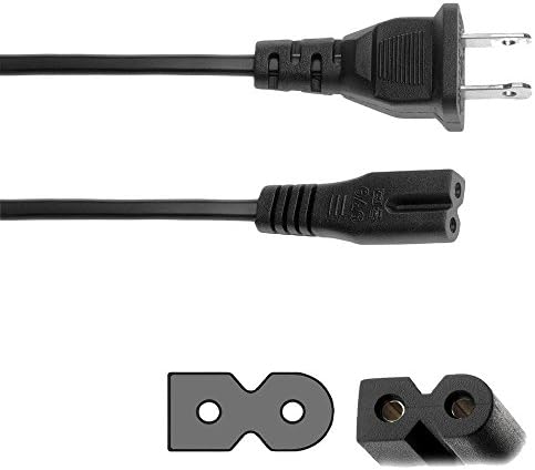 6FT AC Power Cord for Sharp AQUOS LC-19SB28UT LC-32D7U LC-32E67 LC-32E67U LC-32G4 LC-32G4U LC-32GD6 LCD HDTV Smart TV Mains Cable