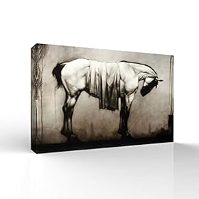 Wall26-Canvas Wall Art- Galloping Horse-Giclee Painting Wall Art for Bedroom Living Room Home Decoration - 12x18 inches