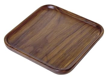 Amazon 木製 トレー ナチュラル お盆 トレイ クルミ材製 おしゃれ