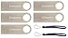Kingston (TM) Digital DataTraveler SE9 32GB USB 2.0 (DTSE9H/32GB) 32GB (5 pack) Flash Drive Pen Drive - Five Pack w/ (2) Everything But Stromboli (TM) Lanyards