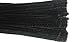 Carykon Super Fuzzy Chenille Stems Pipe Cleaners, Pack of 100 (Black)